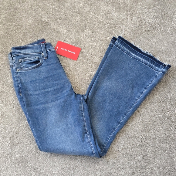 Lucky Brand Stevie High Rise Flare Jeans 6 NWT - Picture 9 of 10